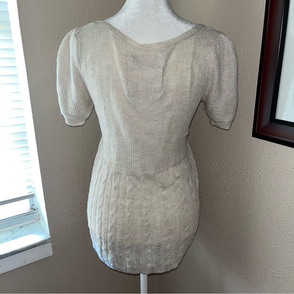 Vintage Y2K Hollister 2000s Knit Babydoll Top - Picture 6 of 8